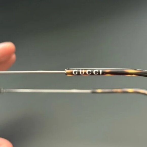 Gucci Gray Aviator Sunglasses - Picture 6 of 7